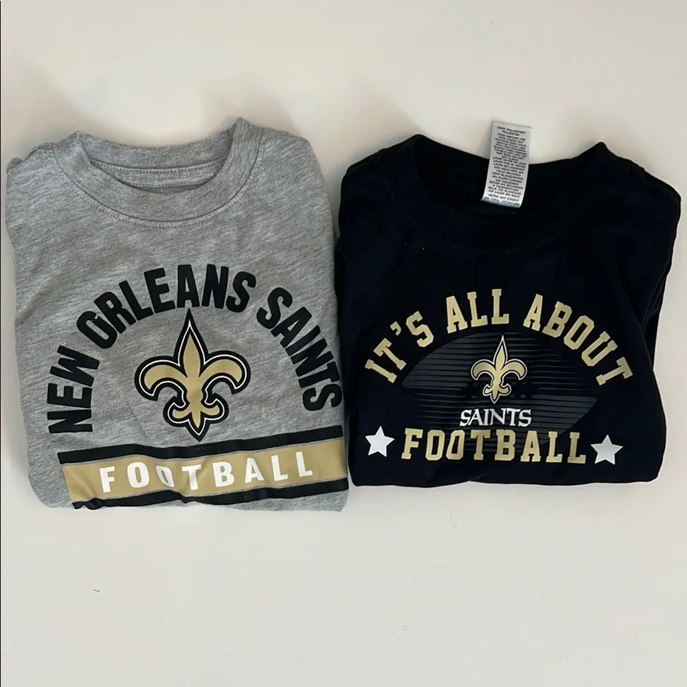 LOT! VGUC New Orleans Saints Shirts for Kids